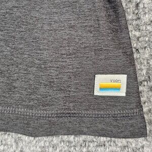Vuori Strato Tech Tank Mens Medium Charcoal Heather Grey Athletic Training V173